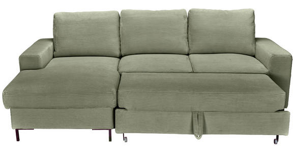 Freisteller von Carryhome ECKSOFA Olivgrün Cord.