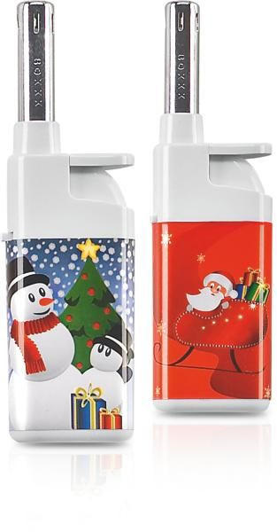 ZAPALOVAČ - Basics, kov/plast (12cm) - X-Mas