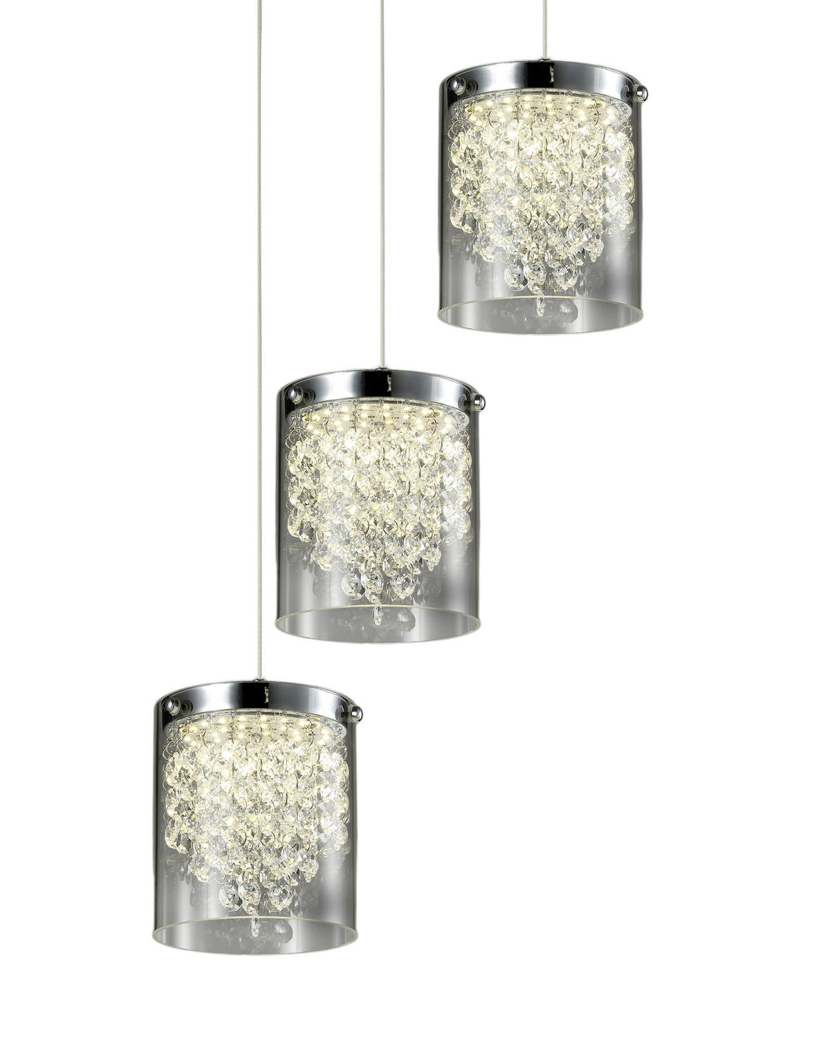 HÄNGELEUCHTE    - Transparent, Konventionell, Glas (150/41/41cm)