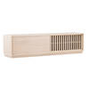 TV-BÄNK 180/45/40 cm  - vit/ekfärgad, Design, trämaterial (180/45/40cm) - Best Price