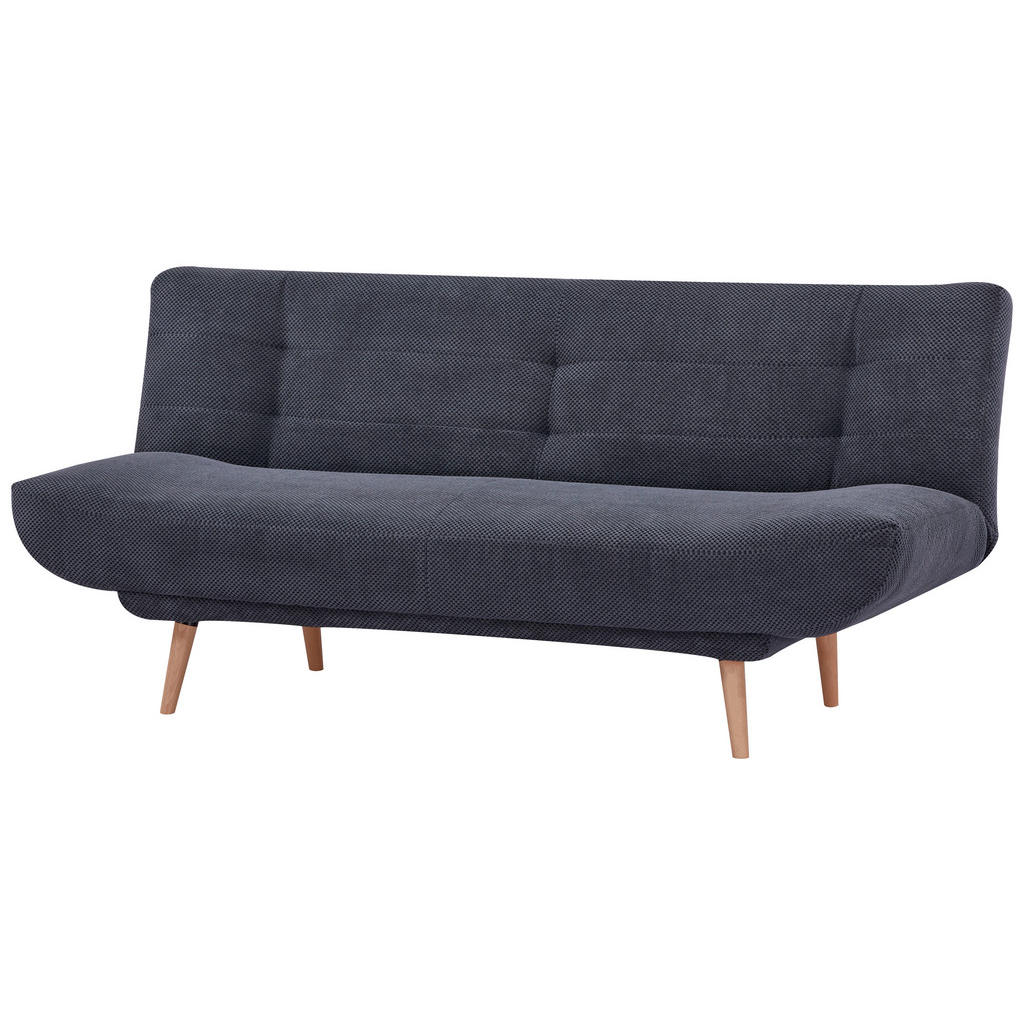 Thumbnail - Mid.you Schlafsofa, Dunkelgrau, Textil, Birke, vollmassiv, 3-Sitzer, 188x88x86 cm, Bsci, Liegefunktion, Wohnzimmer, Sofa...