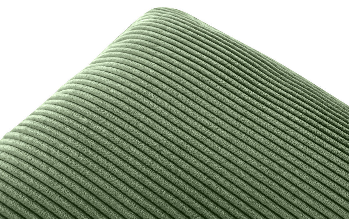 HOCKER Cord Olivgrün  - Naturfarben/Olivgrün, ROMANTIK / LANDHAUS, Holz/Textil (100/50/63cm) - Landscape
