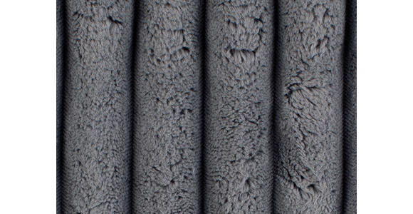 SCHLAFSOFA Cord, Plüsch Anthrazit  - Anthrazit/Schwarz, MODERN, Kunststoff/Textil (240/90/120cm) - Carryhome
