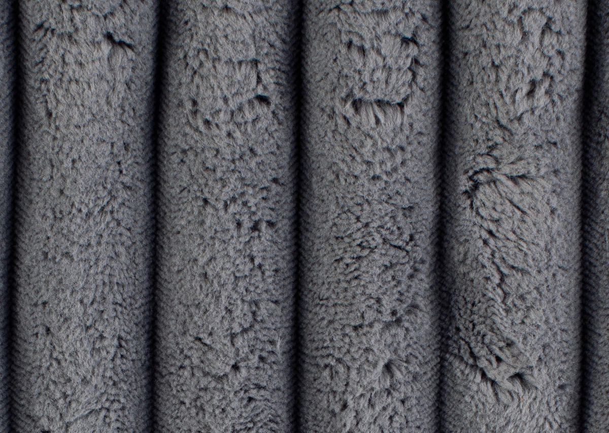 SCHLAFSOFA in Cord, Plüsch Anthrazit  - Anthrazit/Schwarz, Modern, Kunststoff/Textil (240/90/120cm) - Carryhome