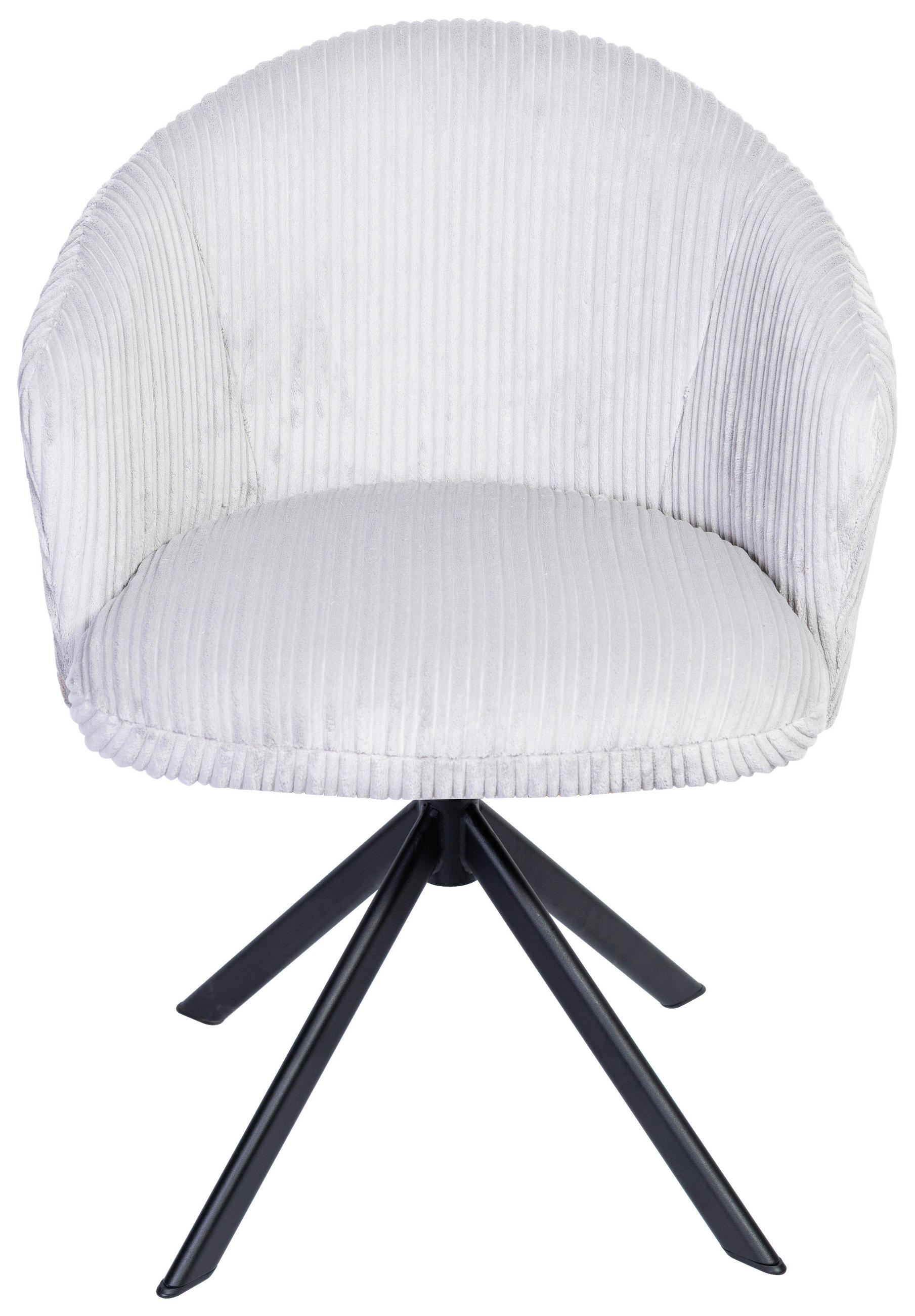 ARMLEHNSTUHL  in Schmiedeeisen Feincord  - KONVENTIONELL, Textil/Metall (61/82/59cm) - Stylife