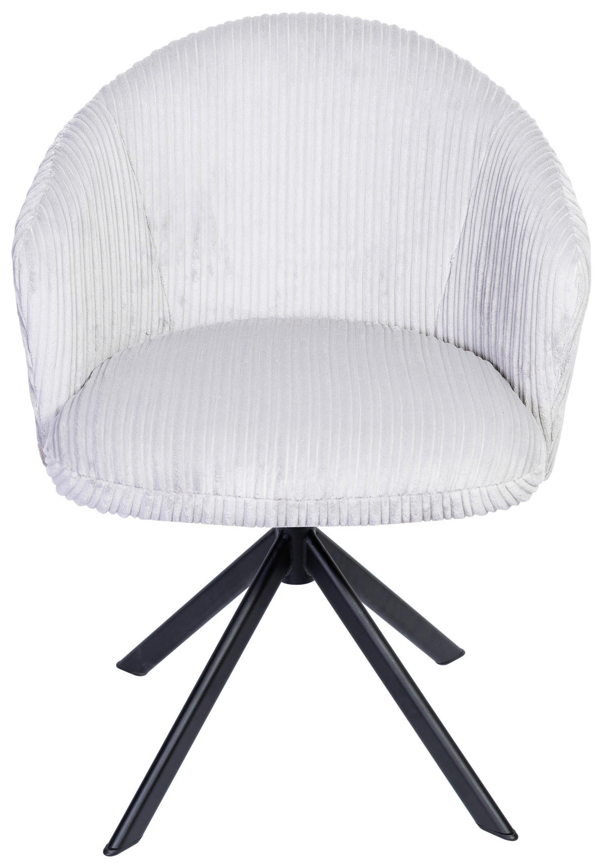 ARMLEHNSTUHL  in Schmiedeeisen Feincord  - KONVENTIONELL, Textil/Metall (61/82/59cm) - Stylife