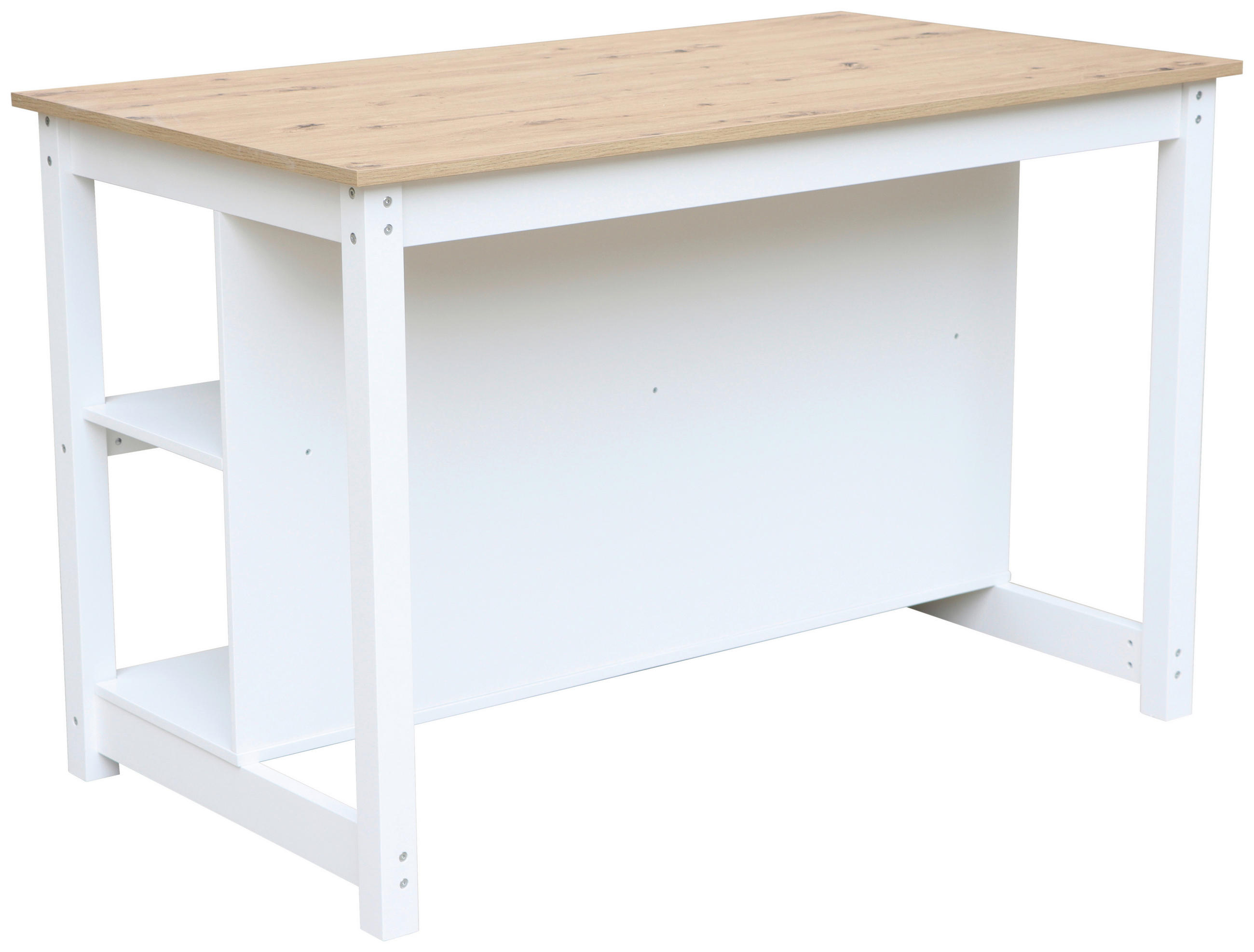 KÜCHENINSEL in Weiss, Eiche Artisan - Weiss/Eiche Artisan, Lifestyle, Holzwerkstoff (140/90/80cm) - Livetastic