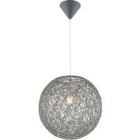 VISEČA SVETILKA        32/120 cm       - siva, Trendi, umetna masa/tekstil (32/120cm)