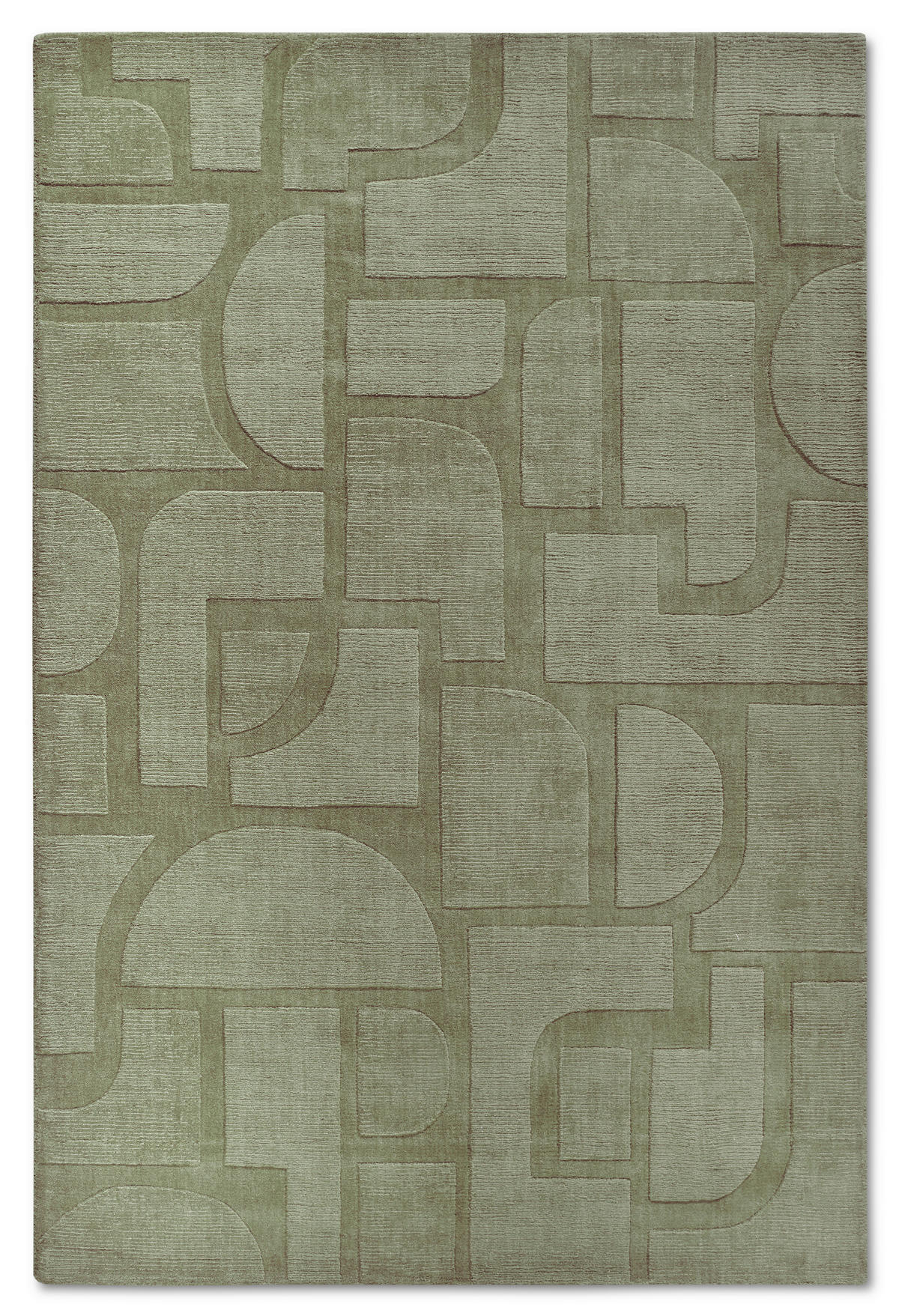 HANDWEBTEPPICH 160/230 cm Kollektion 1906 Grün  - Grün, Basics, Textil (160/230cm) - Villeroy & Boch