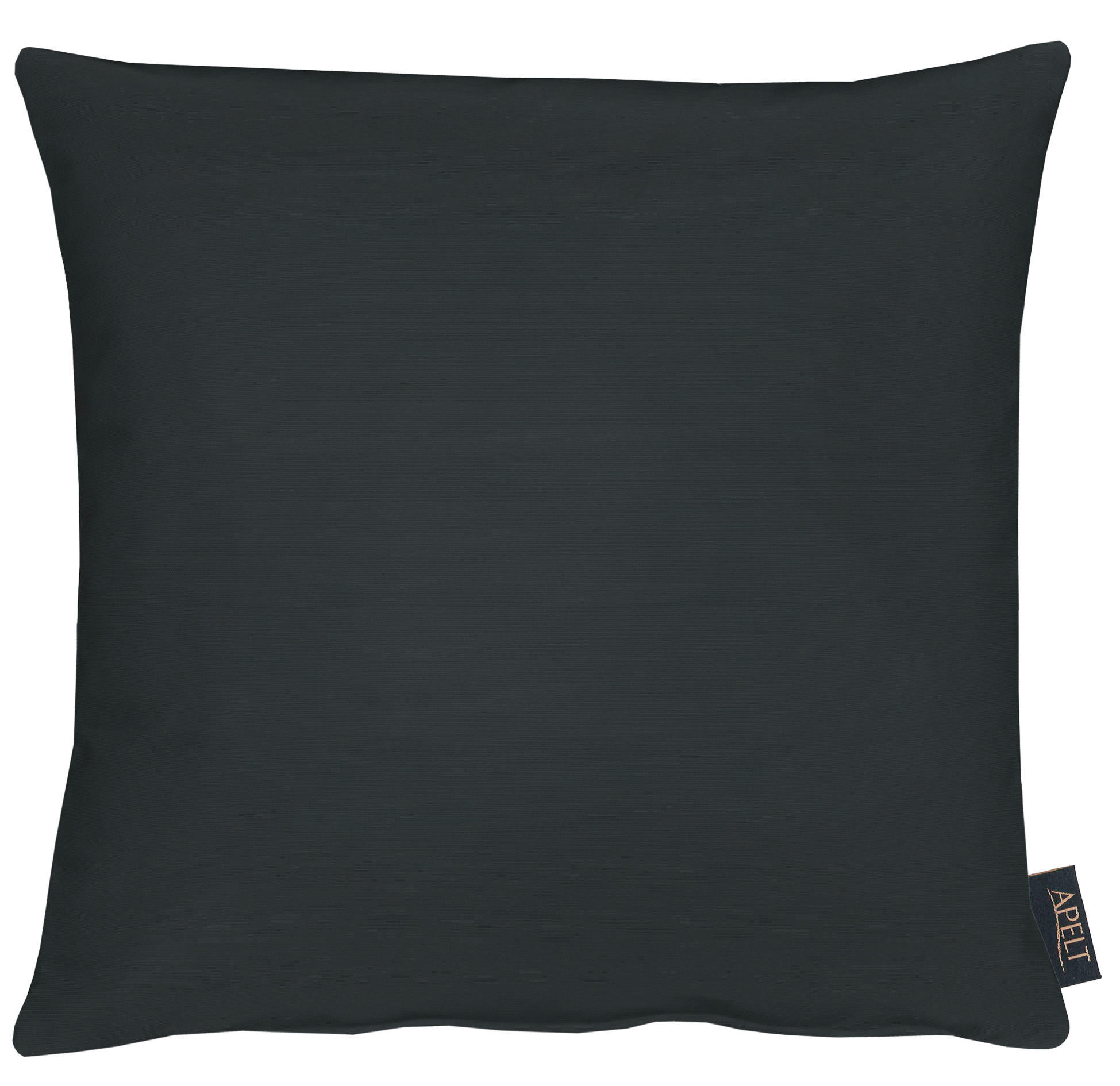 ZIERKISSEN 39/39 cm  - Schwarz, Basics, Textil (39/39cm) - Apelt