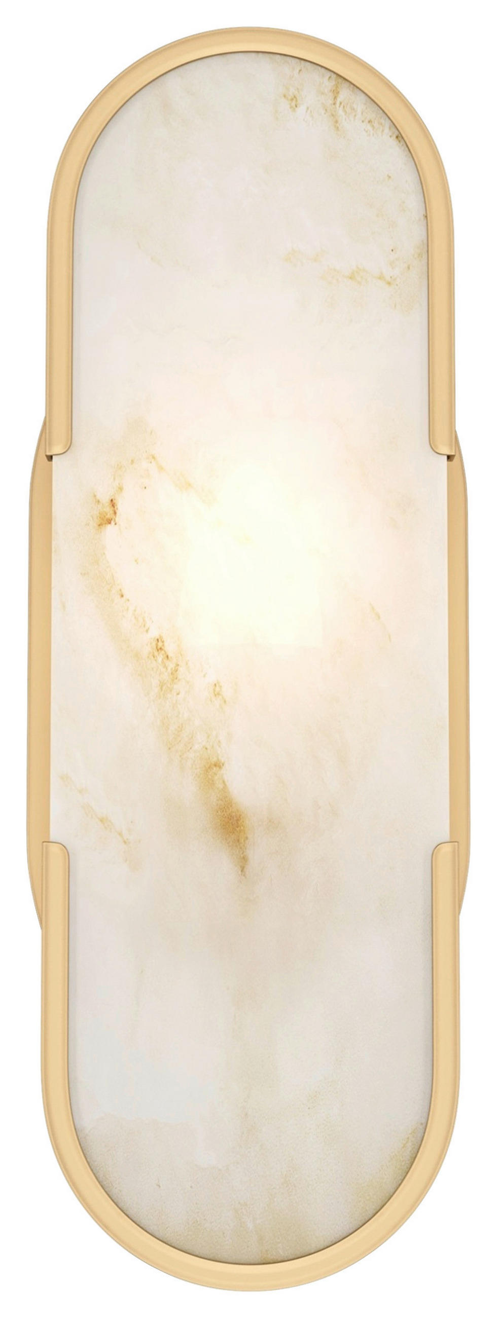 WANDLEUCHTE - Goldfarben, Basics, Stein/Metall (9,6/29,5/12cm) - MAYTONI