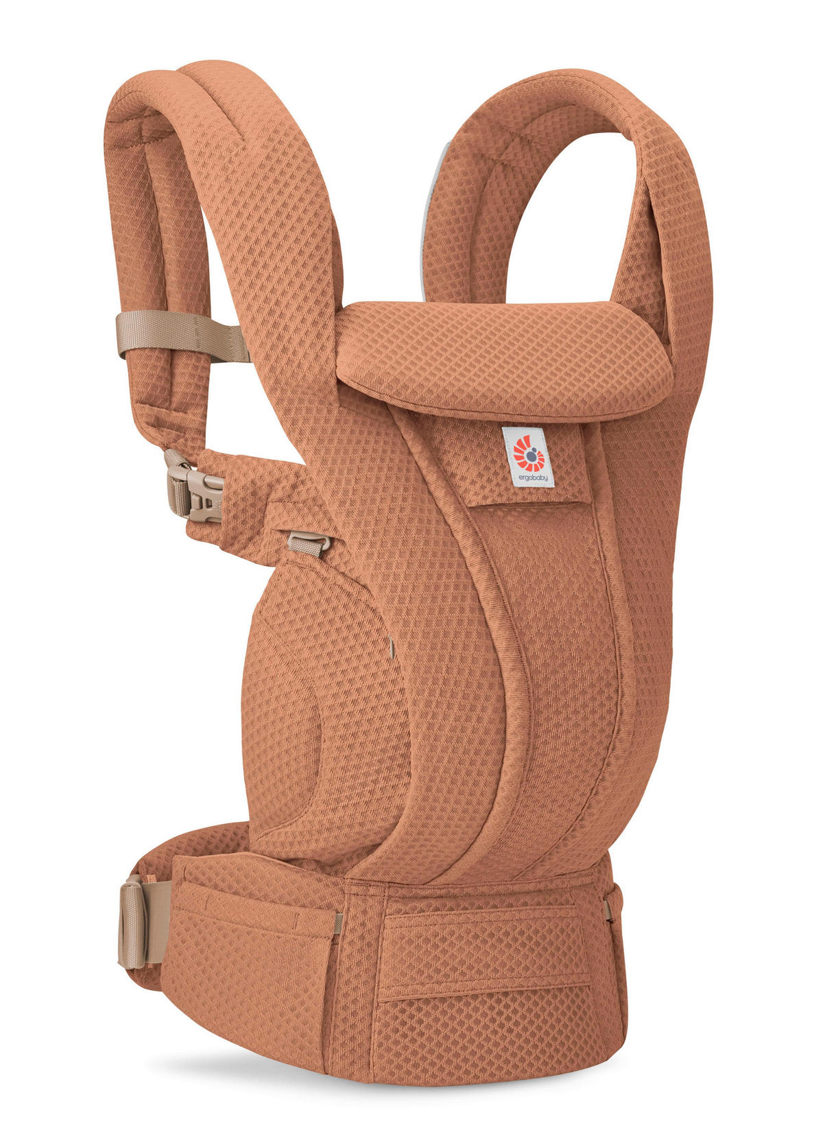 KENGUR NOSILJKA  Omni Deluxe Mesh  - braon-crvena, Osnovno, tekstil (26.5/27.5/14.8cm) - Ergo Baby