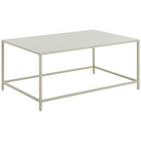 COUCHTISCH in Metall 60/90/40 cm  - Silberfarben/Creme, Basics, Metall (60/90/40cm) - MID.YOU