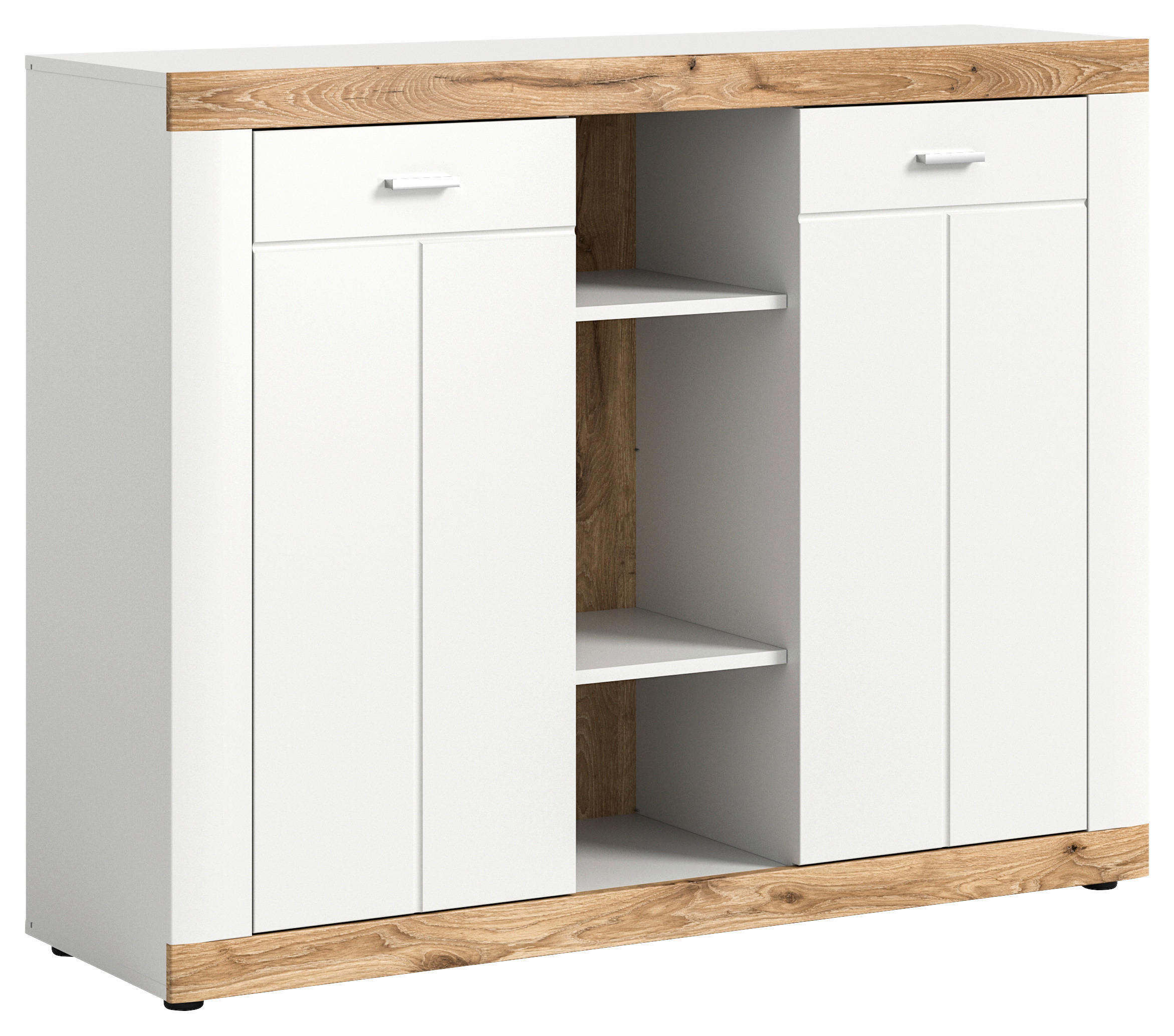 KOMMODE  in 104/131/40 cm  - KONVENTIONELL, Holzwerkstoff/Kunststoff (104/131/40cm) - MID.YOU