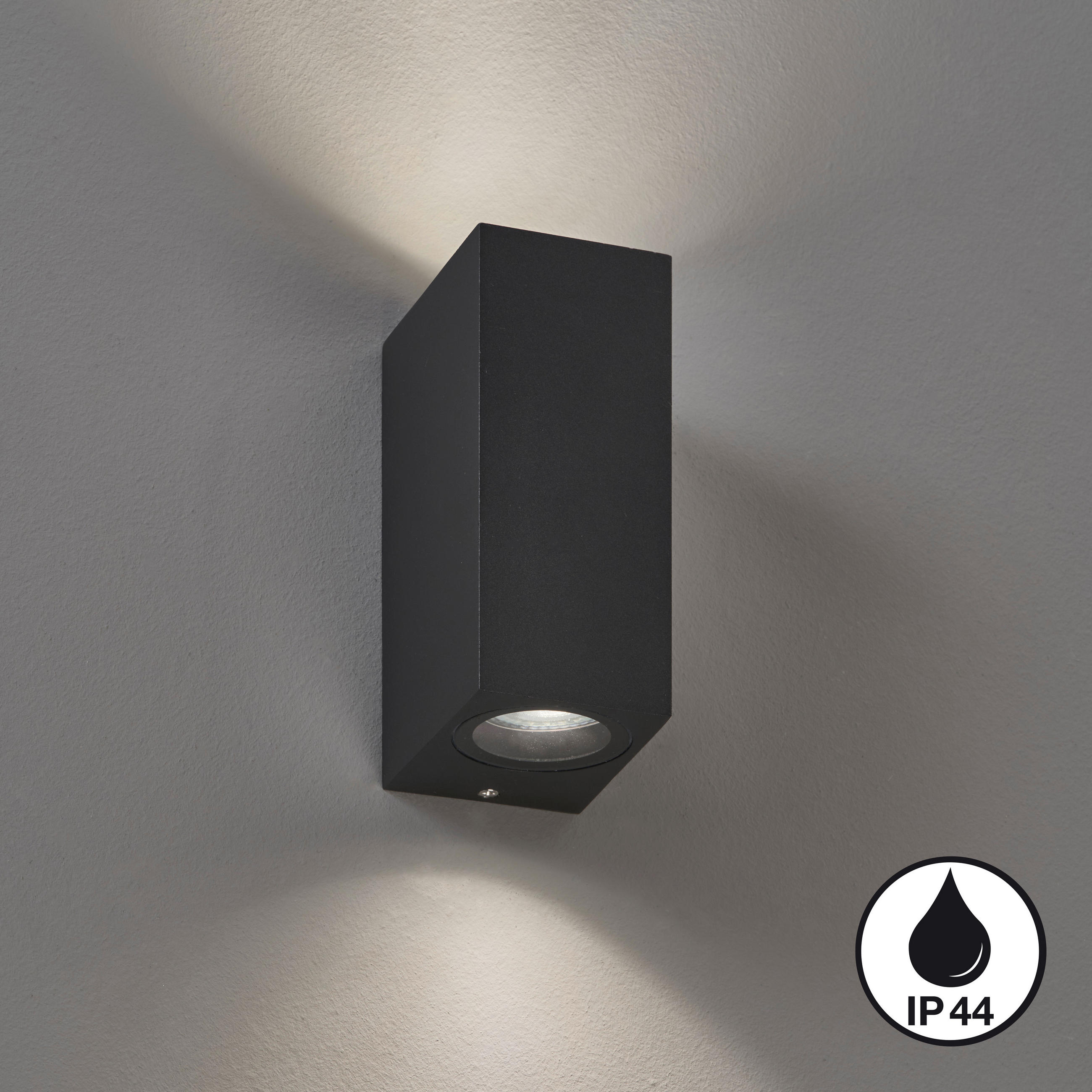 Thumbnail - Fischer & Honsel AUßENWANDLEUCHTE Emilio, Schwarz, Metall, G, 6.5x15 cm, Lampen & Leuchten, Außenbeleuchtung, Außenleuch...