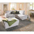 Ecksofa Beige - Beige/Alufarben, KONVENTIONELL, Textil/Metall (193/207cm) - Venda Ecksofa Beige - Beige/Alufarben, KONVENTIONELL, Textil/Metall (193/207cm) - Venda