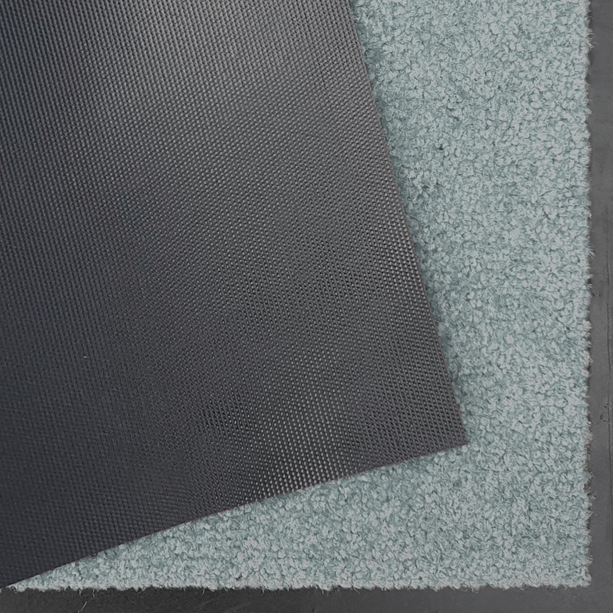 SCHMUTZFANGMATTE  120/180 cm  Grün  Uni  - Grün, Basics, Kunststoff/Textil (120/180cm) - Hanse Home
