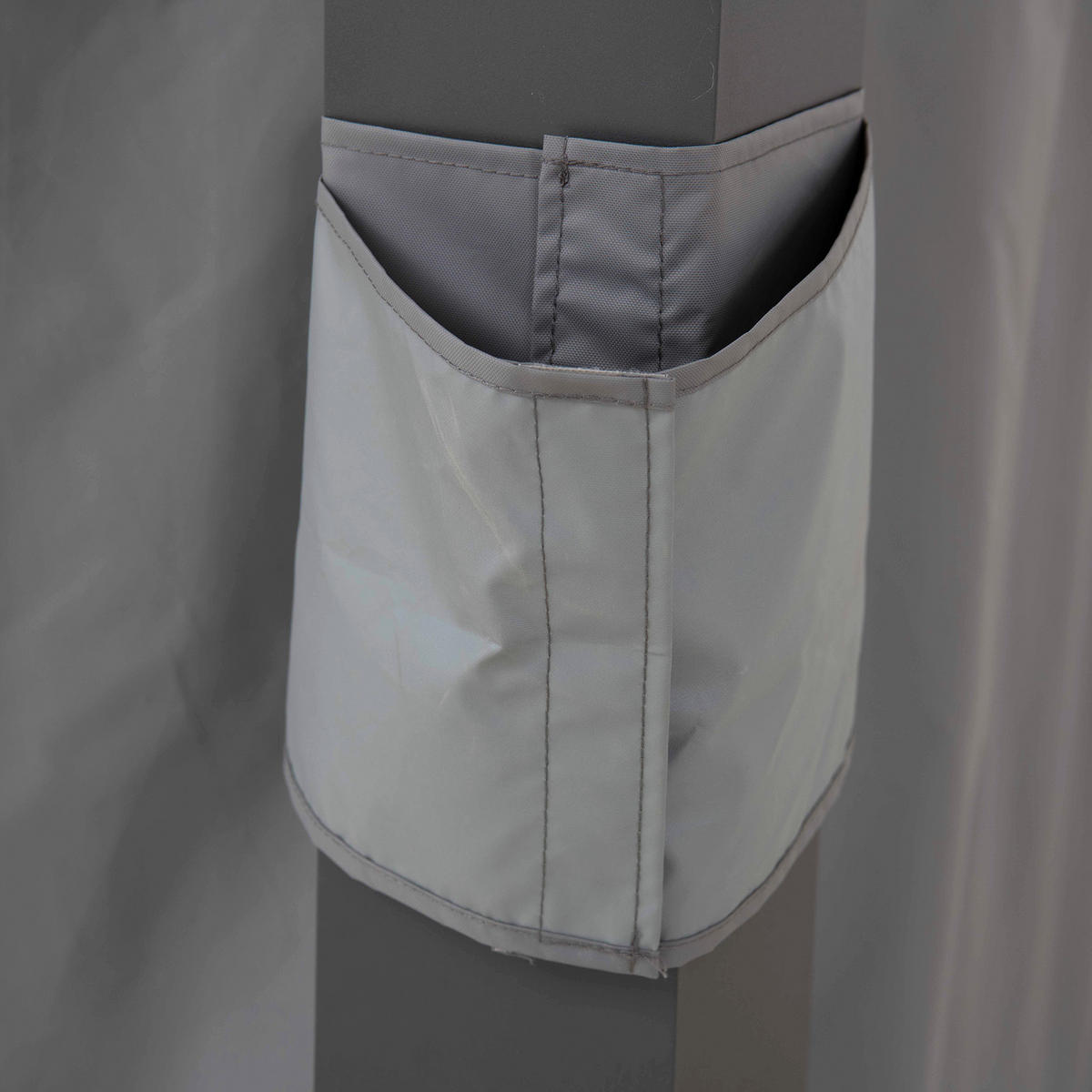 ERSATZVORHANG   - Grau, Basics, Kunststoff (290/210cm) - Modante