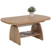 COUCHTISCH 108-157/67/53-69 cm rechteckig Eiche Artisan  - Eiche Artisan, KONVENTIONELL, Holzwerkstoff (108-157/67/53-69cm) - Boxxx