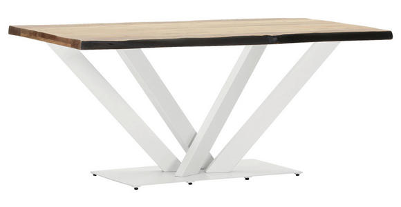 TISCHGESTELL Weiß   - Weiß, Design, Metall (150/70/73cm) - Landscape