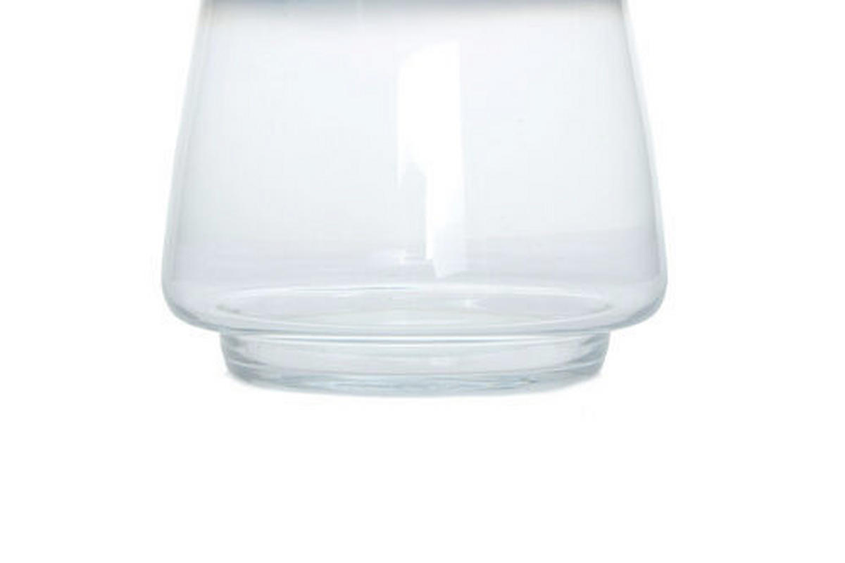 VASE  - Silberfarben, Design, Glas (16/18,5/16cm) - Kayoom