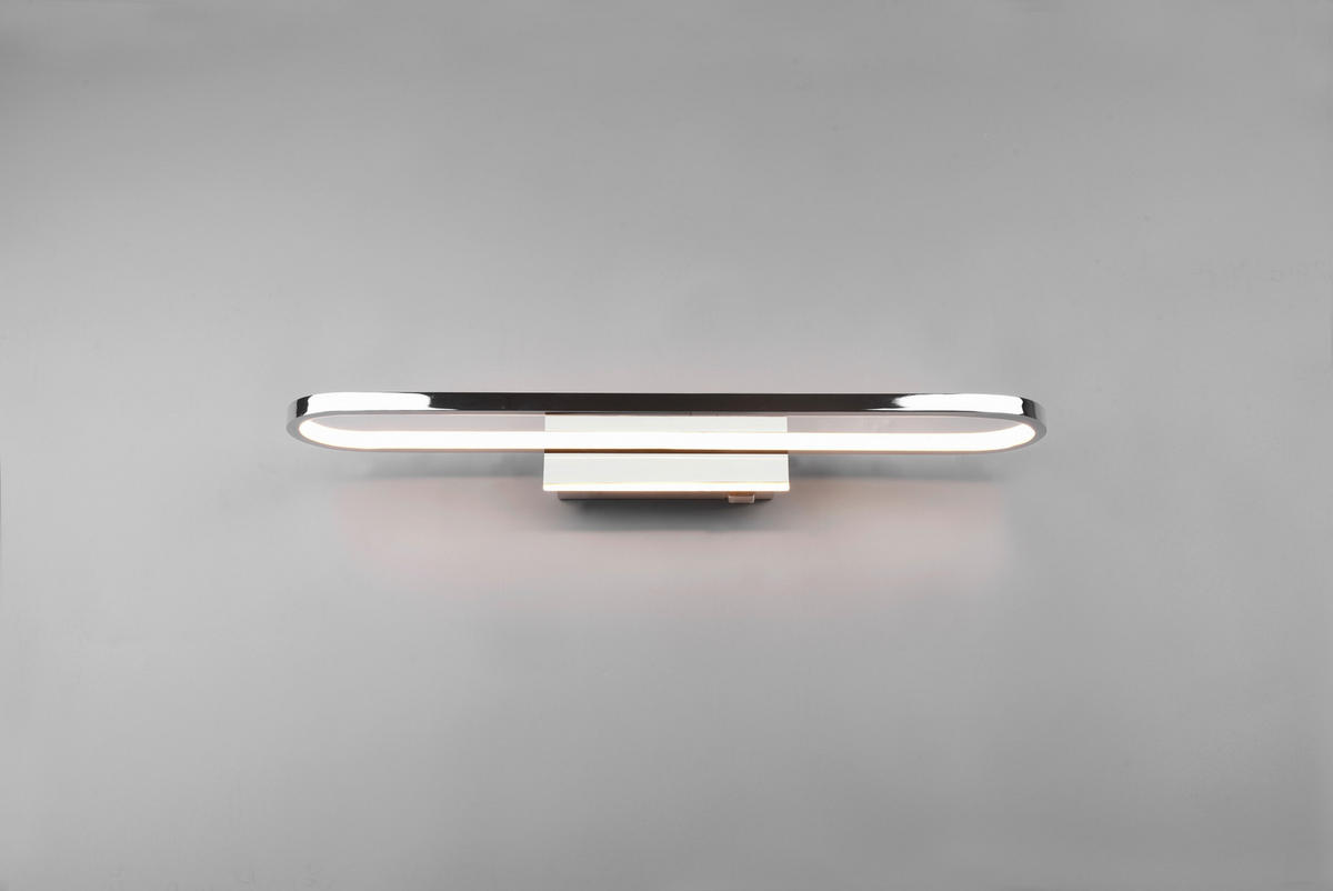 BADEZIMMER-WANDLEUCHTE - Chromfarben, Basics, Metall (60/15/8cm)