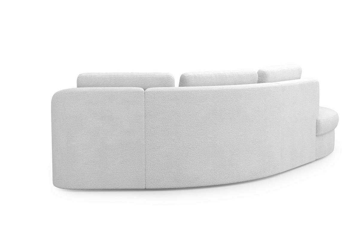 ECKSOFA in Flachgewebe Silberfarben  - Silberfarben/Schwarz, Modern, Kunststoff/Textil (230/266cm) - Sit & More