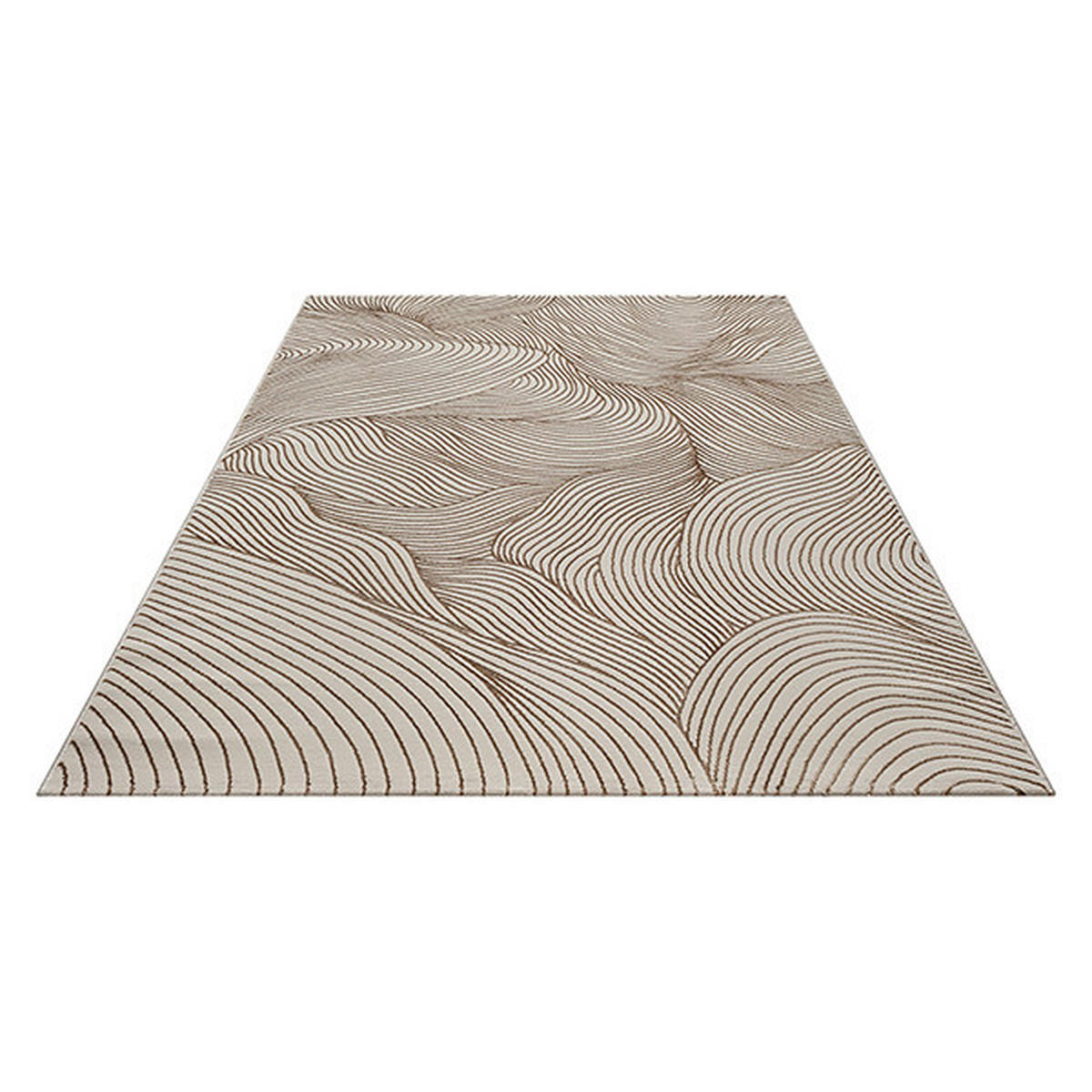 WEBTEPPICH  Wohnzimmer 80/150 cm Creation Beige rechteckig  - Beige, Basics, Textil (80/150cm) - Novel
