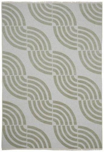FLACHWEBETEPPICH 80/250 cm Waves Grün  - Grün, LIFESTYLE, Textil (80/250cm) - Novel