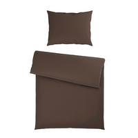 BETTWÄSCHESET 2-teilig 160/210 cm  - Braun, Basics, Textil (160/210cm) - Bio:Vio