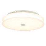 LED-DECKENLEUCHTE 43/8 cm   - Weiß, Design, Glas/Kunststoff (43/8cm) - Novel
