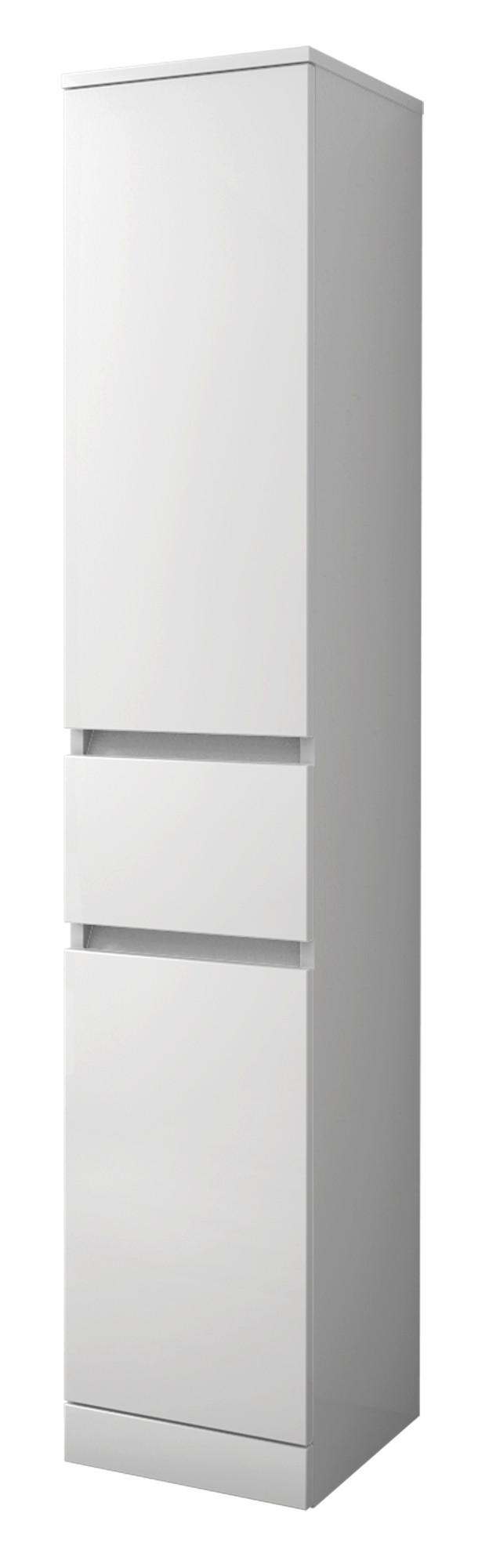 MIDISZEKRÉNY  - fehér, Basics, faalapú anyag (30cm) - Welnova