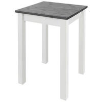 BARTISCH  - Weiß/Grau, ROMANTIK / LANDHAUS, Holz (78/78/103cm) - Boxxx