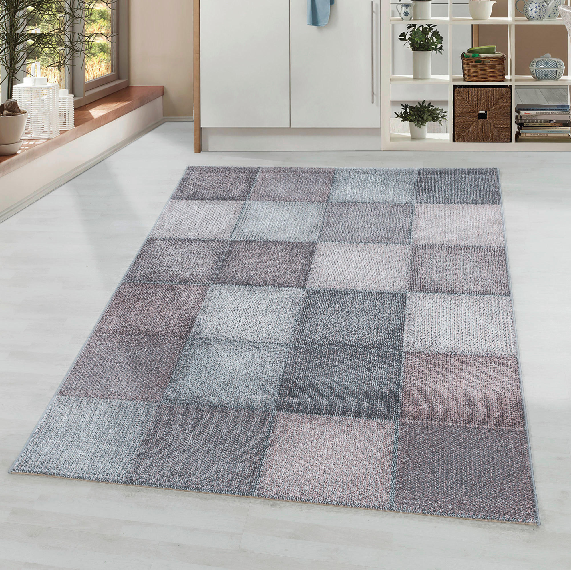WEBTEPPICH  120/170 cm  Pink   - Pink, Design, Textil (120/170cm) - Novel