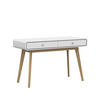 SCHREIBTISCH 120/79/50 cm  in Weiß  - Eichefarben/Weiß, Design, Holz/Holzwerkstoff (120/79/50cm) - MID.YOU