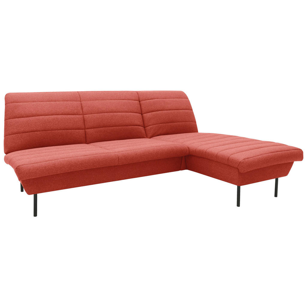 Thumbnail - Looks by W.Joop Ecksofa Looks IX, Orange, Textil, Uni, 2-Sitzer, nicht einzeln stellbar, L-Form, Ottomane rechts, 214x16...
