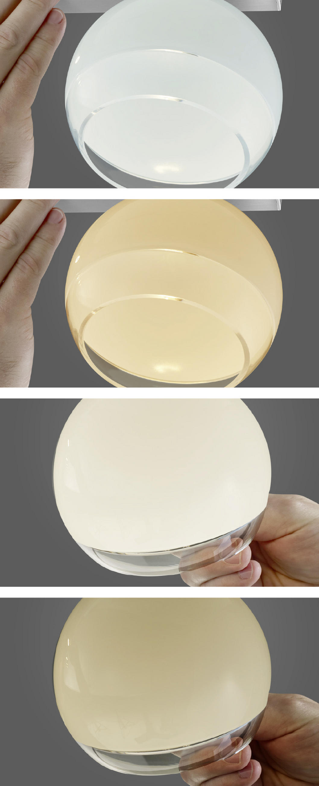 LED-HÄNGELEUCHTE 115/150 cm  - Design, Metall (115/150cm) - BOPP