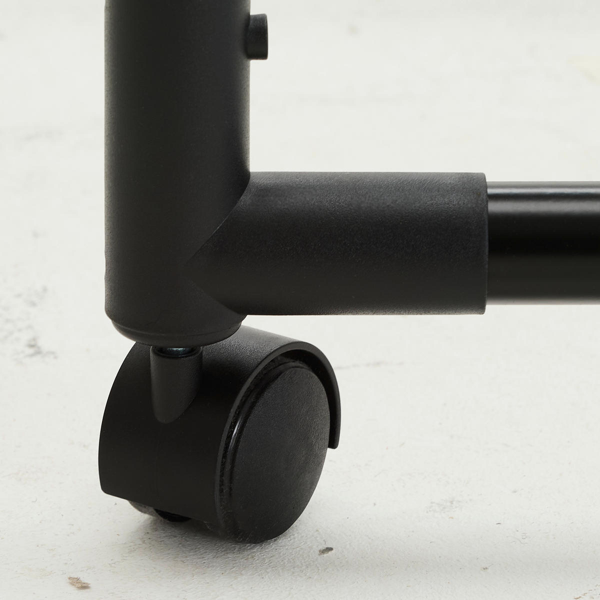 Cuier Mobil Cu Raft Pantofi negru, culoare crom, 92/99/167/48 cm   - culoare crom/negru, Basics, plastic/metal (92/99/167/48cm) - Boxxx