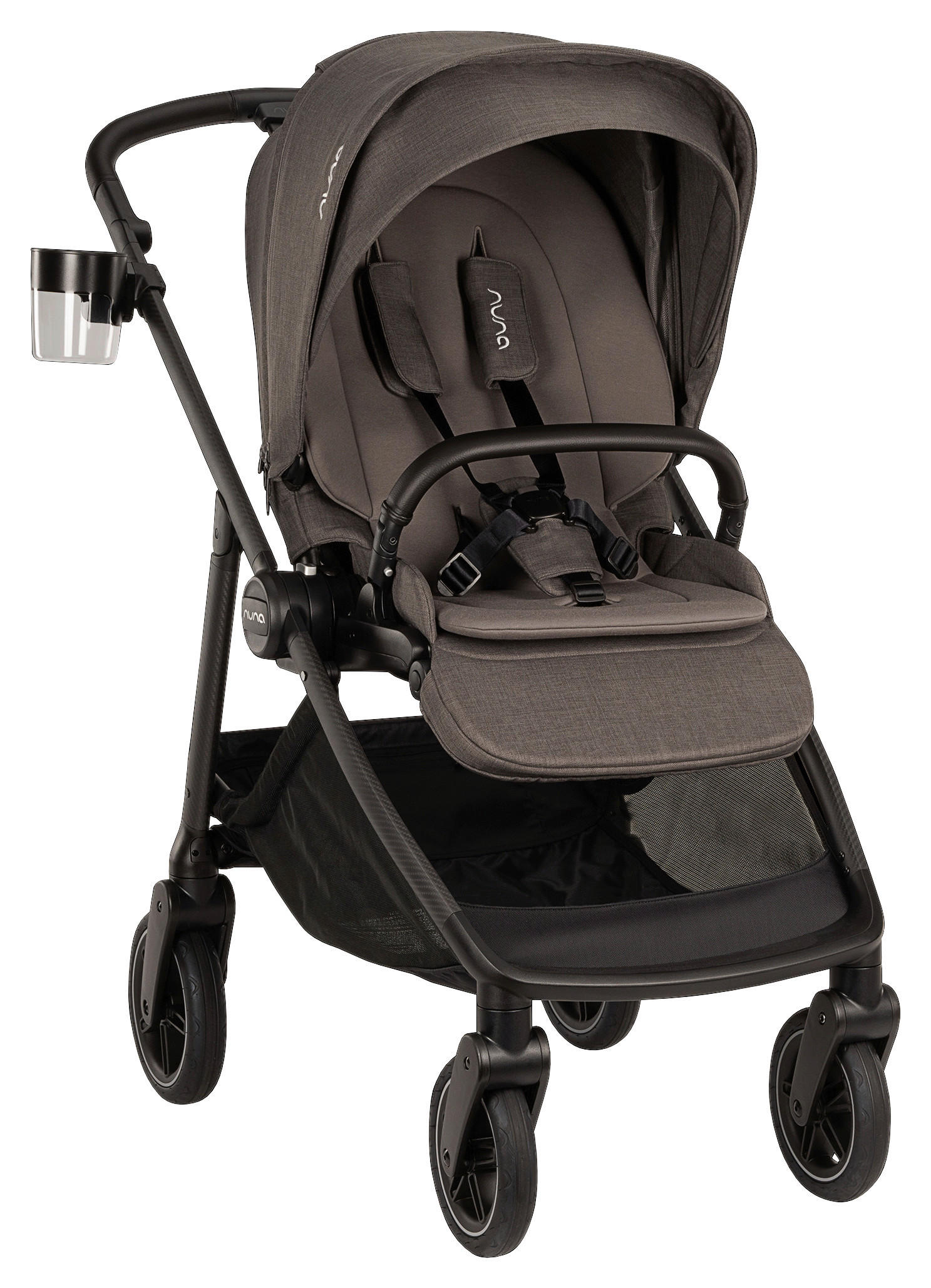 KINDERWAGEN Swiv  - Schwarz/Grau, Basics, Textil/Metall (94/54/103cm) - Nuna