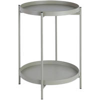 Masă Auxiliară din metal,  - taupe, Basics, metal (39,5/50cm) - Ambia Home