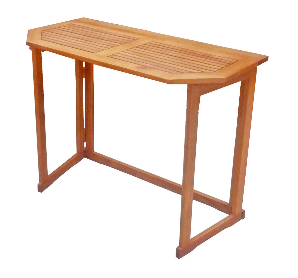 BALKONTISCH Holz Braun  - Braun, Basics, Holz (100/50/75cm)