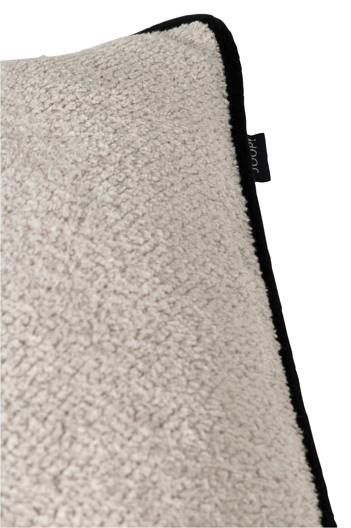 KISSENHÜLLE J!Sign natur 40/40 cm  - Creme/Schwarz, Basics, Textil (40/40cm) - Joop!
