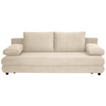 SCHLAFSOFA Taras  mit Stoffauswahl Cord Creme  - Creme/Schwarz, Design, Kunststoff/Textil (197/77/81cm) - Xora