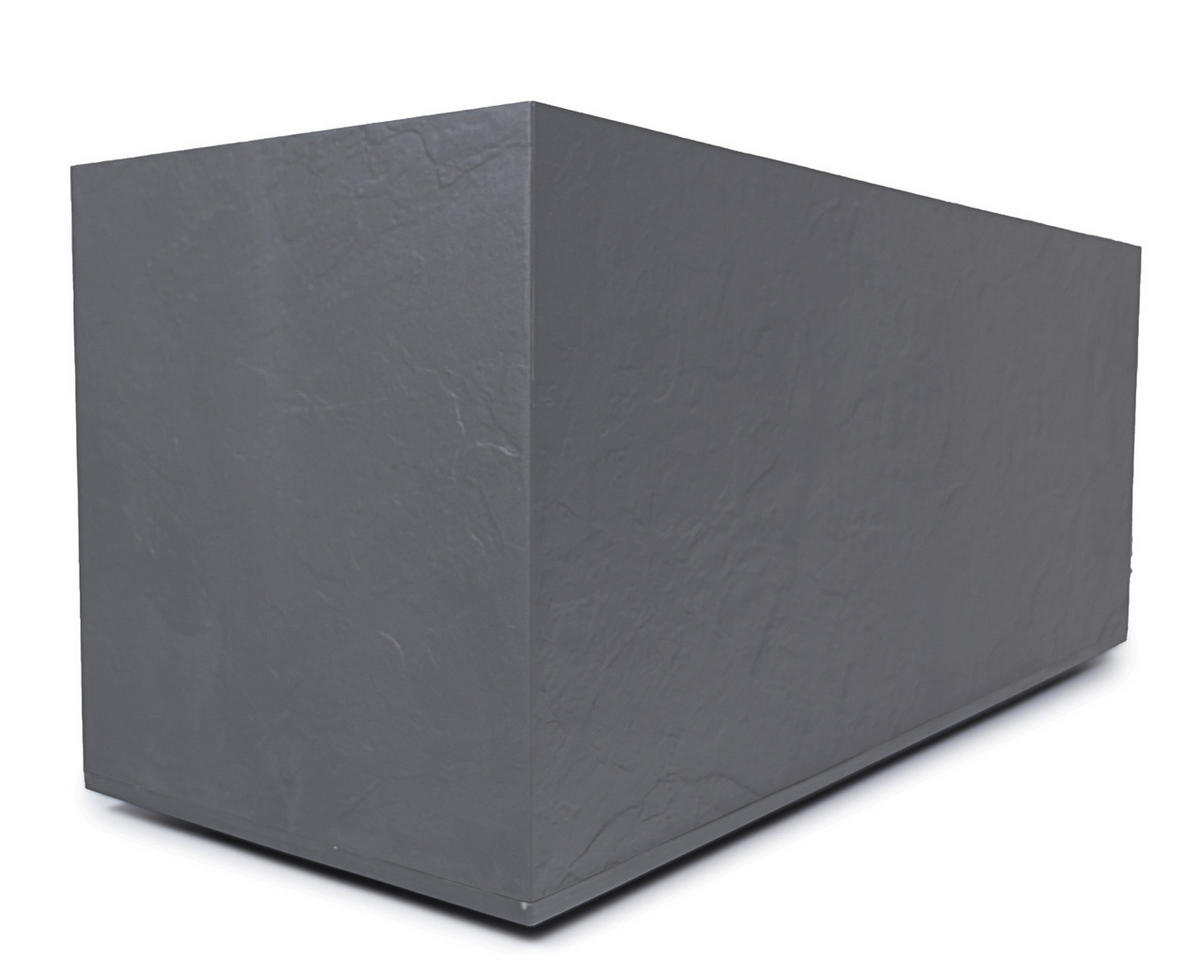 BLUMENKASTEN  - Grau, Basics, Kunststoff (100/43/40cm) - Ambia Garden