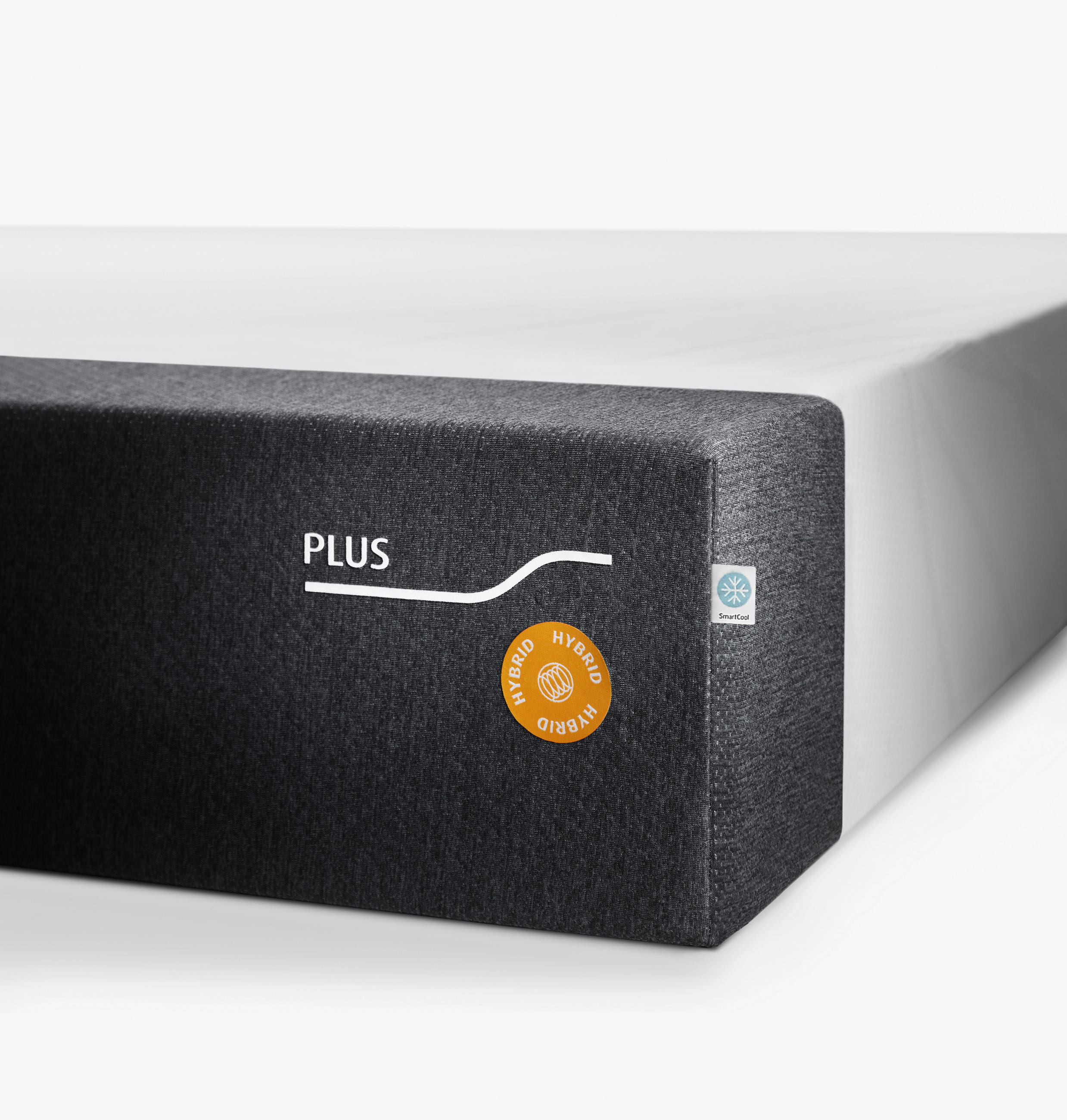 MATRATZE HYBRID FORM PLUS-HYBRID, 140/200 cm, Höhe ca.: 25 cm, funktional,  - Anthrazit/Weiß, Basics, Textil (140/200cm) - Tempur