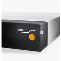 MATRATZE HYBRID FORM PLUS-HYBRID, 140/200 cm, Höhe ca.: 25 cm, funktional,  - Anthrazit/Weiß, Basics, Textil (140/200cm) - Tempur