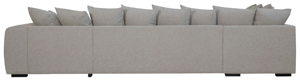 SOFFA i beige  - beige/svart, Klassisk, trä/textil (241/382/163cm) - Carryhome