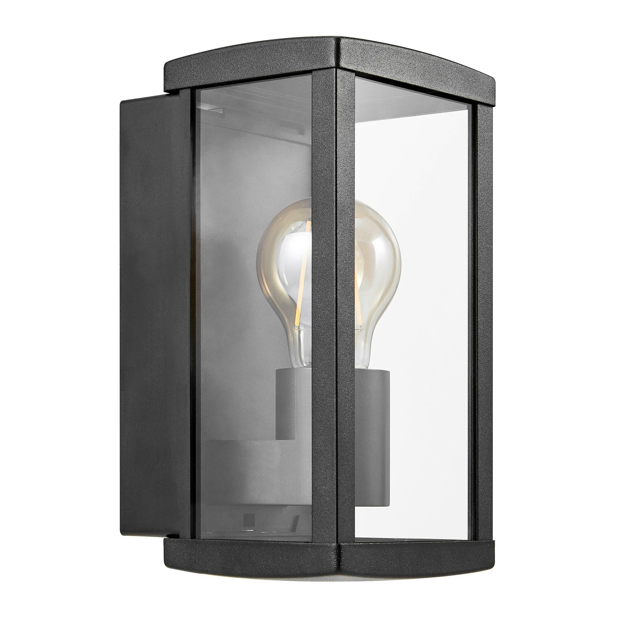 WANDLEUCHTE Luchy 22.7/12/11 cm  - Schwarz, Design, Metall (22.7/12/11cm) - Nordlux
