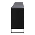 SIDEBOARD Schwarz  175/86/40 cm  - Schwarz, Trend, Holz/Metall (175/86/40cm) - Ambia Home