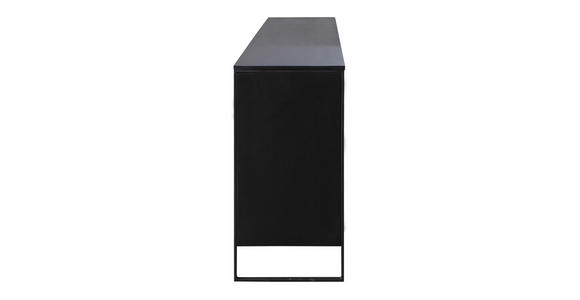 SIDEBOARD Schwarz  175/86/40 cm  - Schwarz, Trend, Holz/Metall (175/86/40cm) - Ambia Home